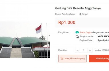 PERISAKAN : Ups! Gedung DPR dan Anggotanya Dijual Murah di Toko Online