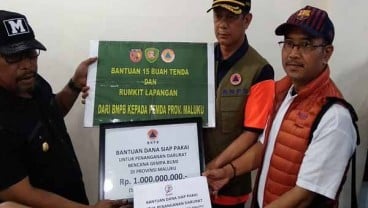 BNPB Salurkan Dana Siap Pakai untuk Darurat Gempa Maluku