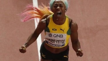 Sprinter Jamaika Shelly-Ann Fraser-Pryce Juara Dunia 4 Kali