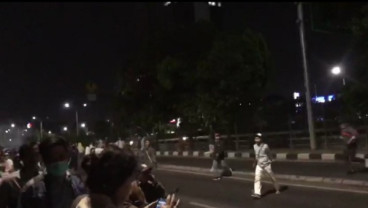 Demo DPR : Massa Aksi Melarikan Diri Hingga ke Rumah Sakit Harapan Kita