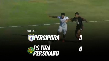 Persipura Hajar Tira Persikabo 3-0, Melejit ke Posisi 4. Ini Videonya