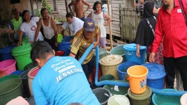 PMI Banjarmasin Bantu Salurkan Air Bersih