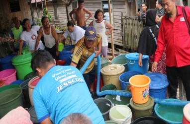 PMI Banjarmasin Bantu Salurkan Air Bersih