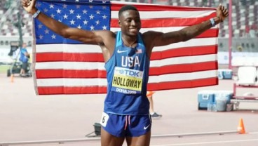 Grant Holloway Juara Dunia Lari Halang Rintang 110 Meter