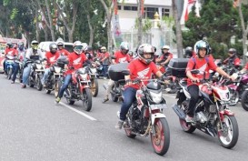 Ribuan Bikers Ikuti Honda Bikers Day Sumatra di Pekanbaru