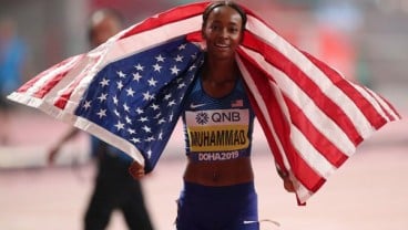 Dalilah Muhammad Bikin Rekor Baru & Juara Dunia Lari Gawang 400 Meter