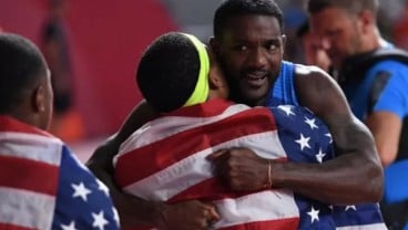 Amerika Serikat Juara Dunia 8 Kali Lari Estafet 4 x 100 Meter Putra