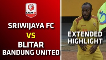 Sriwijaya FC Hajar Blitar Bandung United 2-1, Pastikan Diri ke Empat Besar. Ini videonya