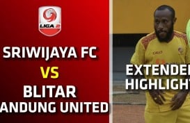 Sriwijaya FC Hajar Blitar Bandung United 2-1, Pastikan Diri ke Empat Besar. Ini videonya