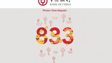 Bank of China Tawarkan Deposito Berjangka 8-3-3