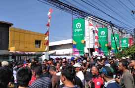 Ratusan Supir Go Car Geruduk Kantor Gojek Palembang
