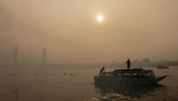 Palembang Tertutup Kabut Asap