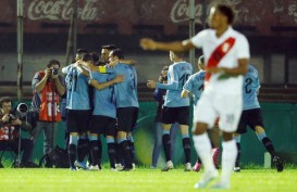 Tanpa Cavani & Suarez, Uruguay Tundukkan Peru