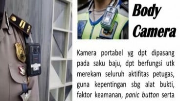 Ada Body Camera di Tubuh Polantas Polda Metro Jaya