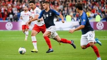 Hasil Kualifikasi Euro 2020 : Skor 1 - 1 di Paris, Turki Tetap di Atas Prancis