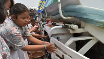 Ratusan Siswa Ikut Peringati Hari Cuci Tangan Sedunia