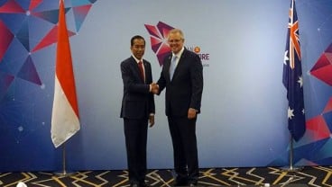 PM Australia Scott Morrison Hadiri Pelantikan Jokowi-Ma'ruf