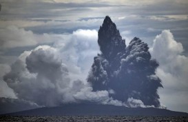 Gunung Anak Krakatau Erupsi Dua Kali Hari Ini