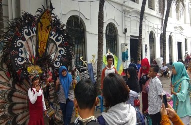 Pengunjung Kota Tua Jakarta Berkurang Saat Momen Pelantikan Presiden