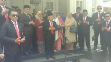 Ma'ruf Amin Gelar Doa Bersama Sebelum ke Gedung DPR/MPR