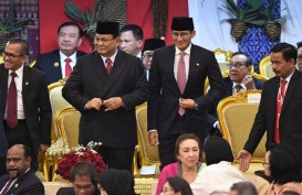 Hadiri Pelantikan Jokowi - Ma'ruf Amin, Prabowo - Sandi Tepati Janji