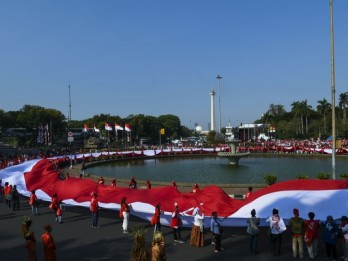 Ratusan Pendukung Jokowi-Ma'ruf Amin Mulai Membubarkan Diri