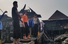 Walikota Harnojoyo Kunjungi Lokasi Kebakaran Gandus