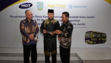 Transportasi Capsule Bus, Pemkot Jambi dan MDT Tanda Tangani MoU