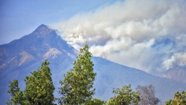 Kebakaran Rinjani Rusak 6.055 Hektare Lahan