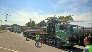 ANGKUTAN ODOL : Bina Marga Khawatirkan Truk Kelebihan Dimensi