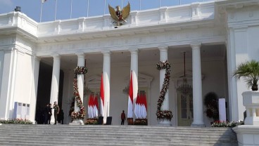 Istana Merdeka Dihiasi Bunga Jelang Pengumuman Menteri 