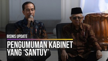  Gaya Jokowi Lesehan ‘Santuy’ Kenalkan Menteri