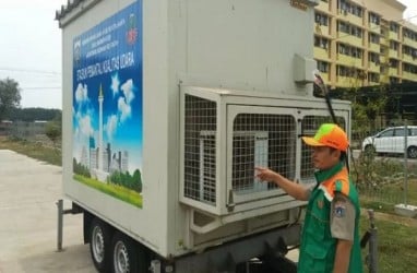 Dinas Lingkungan Hidup DKI Ukur Kualitas Udara Saat Karnaval Langit Biru