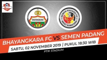 Bhayangkara FC vs Semen Padang 2-2, ini Videonya