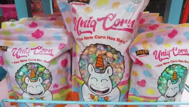 Uniknya Aflo Popcorn yang Warna-Warni