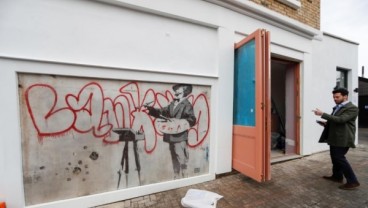 Mural Tersembunyi Seniman Grafiti Terkenal Ini Akhirnya Dipamerkan di London