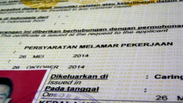 Lowongan CPNS, Permohonan SKCK Online Melonjak