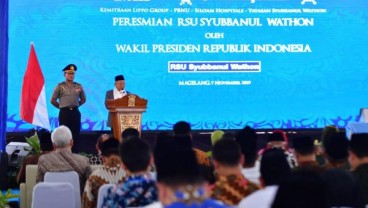 Wapres Ma’ruf Amin Resmikan RSU Syubbanul Wathon