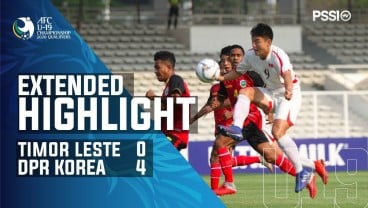 Piala AFC U-19: Korut Hajar  Timor Leste 4-0, Siangan Berat Indonesia di Grup K. Ini videonya