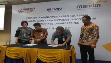 Bank Mandiri Biayai Rekanan Waskita Beton