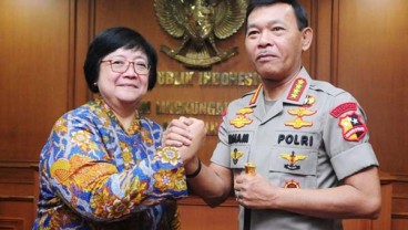 Tangani Karhutla, KLHK-Polri Tingkatkan Sinergi