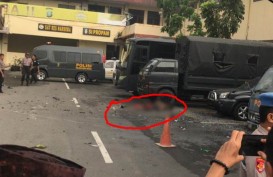 Bom Bunuh Diri di Polrestabes Medan : 1 Tewas, 6 Luka-Luka, 4 Kendaraan Rusak