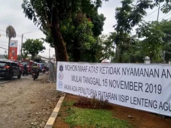 Ada Pembangunan Flyover, Putaran IISIP di Jalan Lenteng Agung Akan Ditutup