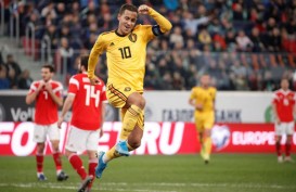 Hasil Kualifikasi Euro 2020, Duo Hazard Antar Belgia Juara Grup I