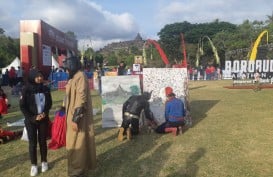 Spiderman dan Batman Unjuk Gigi dalam Borobudur Marathon 2019