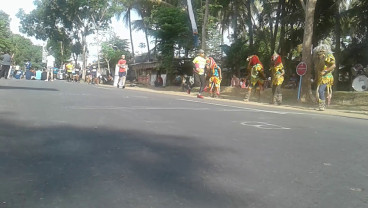 Masyarakat Antusias Sambut Pelari Borobudur Marathon 2019