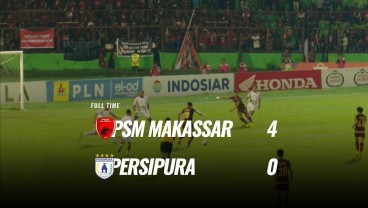 PSM Lumat Persipura 4-0, Dendam pun Terbayar Lunas. Ini Videonya