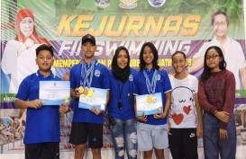 Kota Malang Rebut 4 Emas di Kejurnas Finswimming 2019