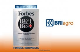 BRI Agro Raih Best of The Best dari Forbes Indonesia