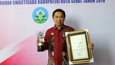 Banjarmasin Raih Saba Wistara, Pengharggaan Tertinggi Kota paling Sehat